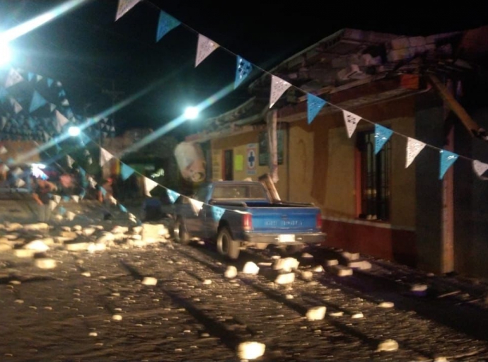 Explota casa en festejo patronal en Chietla